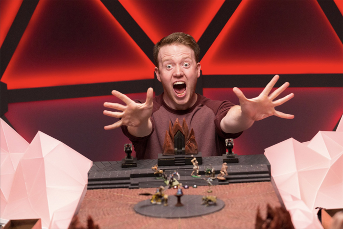 Dropout’s unscripted series “Dimension 20” featuring CollegeHumor’s Brennan Lee Mulligan leading a campaign as Dungeon Master.