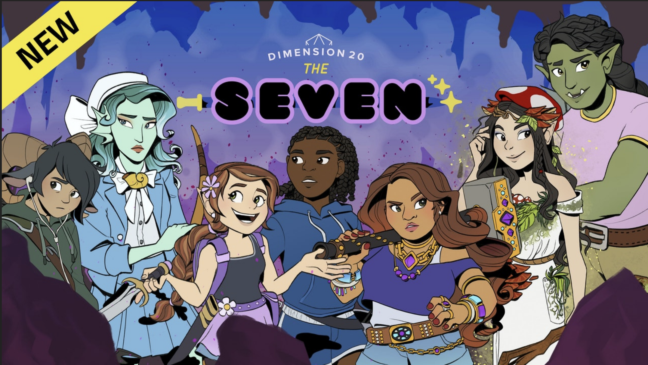 Dimension 20's The Seven, featuring your humble Dungeon Master Brennan Lee Mulligan (also playing Zelda Donovan).